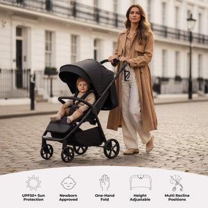 My Babiie MB170 Plus Pushchair - Black