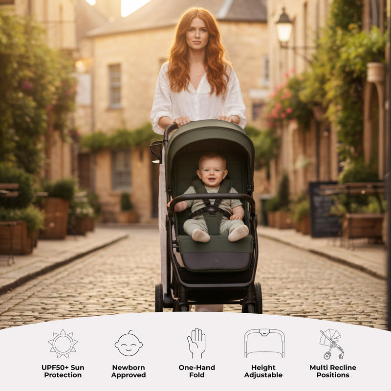My Babiie MB170 Plus Pushchair - Green