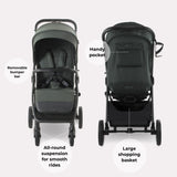 My Babiie MB170 Plus Pushchair - Green