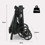 My Babiie MB170 Plus Pushchair - Green