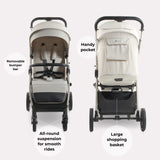 My Babiie MB170 Plus Pushchair - Ivory