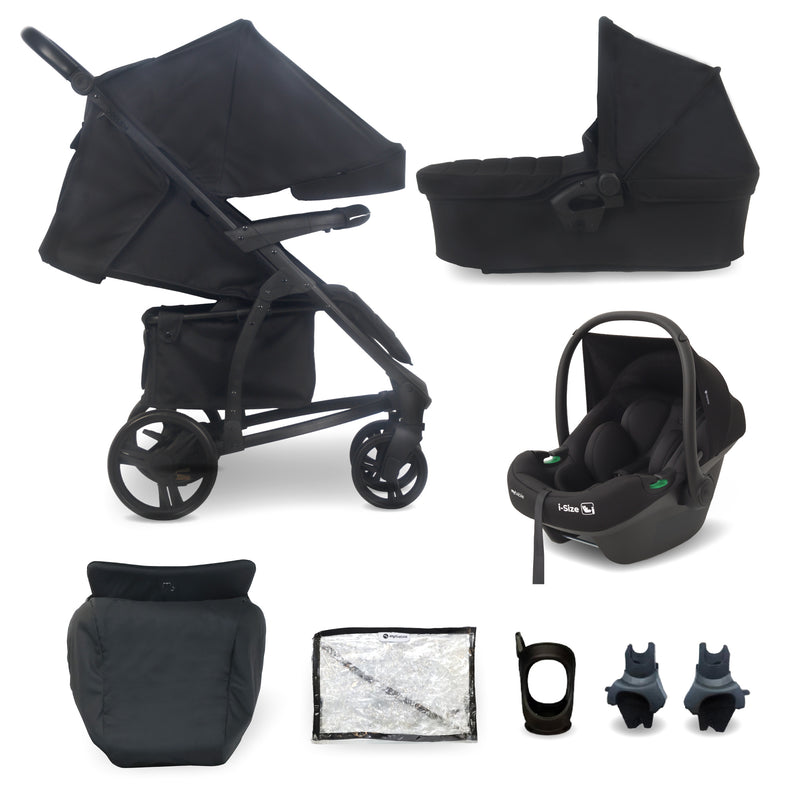 My Babiie - MB200 2-in-1 Travel System - Black