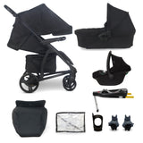 MB200i 3-in-1 Travel System with i-Size Car Seat + Base - Onyx Black