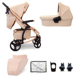 MB200 2-in-1 Pushchair & Carrycot - Blush