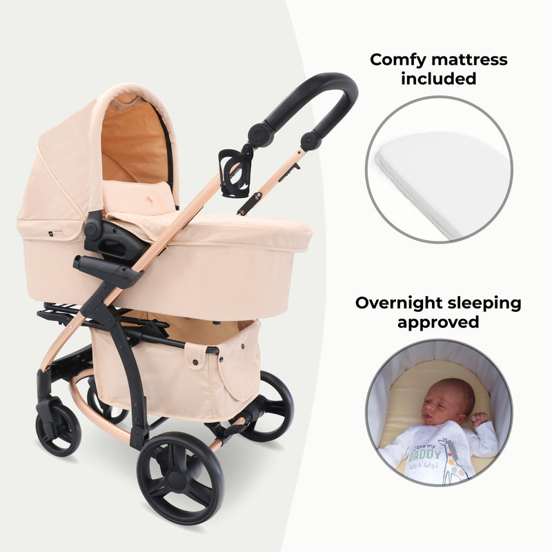 My Babiie MB200 2-in-1 Travel System - Blush