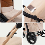 MB200i 3-in-1 Travel System with i-Size Car Seat + Base - Blush