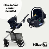 MB200i 3-in-1 Travel System with i-Size Car Seat - Oatmeal