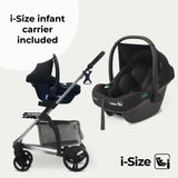 My Babiie MB200i 3-in-1 Travel System with i-Size Car Seat - Oatmeal