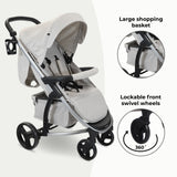 My Babiie MB200i 3-in-1 Travel System with i-Size Car Seat - Oatmeal