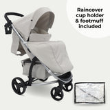 MB200i 3-in-1 Travel System with i-Size Car Seat + Base - Oatmeal