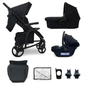 MB200i 3-in-1 Travel System with i-Size Car Seat - Black Leopard