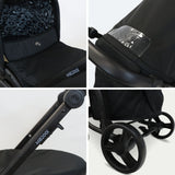 MB200i 3-in-1 Travel System with i-Size Car Seat + Base - Black Leopard