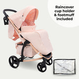 MB200i 3-in-1 Travel System with i-Size Car Seat + Base - Pink Plaid