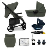 My Babiie MB200i 3-in-1 Travel System with i-Size Car Seat - Forest Green
