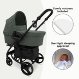 My Babiie MB200i 3-in-1 Travel System with i-Size Car Seat + Base - Forest Green
