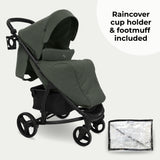 My Babiie MB200i 3-in-1 Travel System with i-Size Car Seat - Forest Green