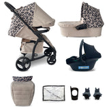 MB200i 3-in-1 Travel System with i-Size Car Seat - Fawn Leopard