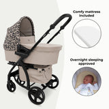 MB200i 3-in-1 Travel System with i-Size Car Seat - Fawn Leopard
