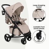 MB200i 3-in-1 Travel System with i-Size Car Seat - Fawn Leopard