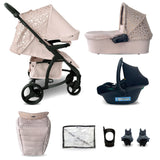 My Babiie MB200i 3-in-1 Travel System with i-Size Car Seat - Pink Leopard