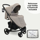 MB200i 3-in-1 Travel System with i-Size Car Seat + Base - Mink