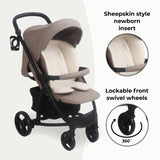 MB200i 3-in-1 Travel System with i-Size Car Seat - Mink