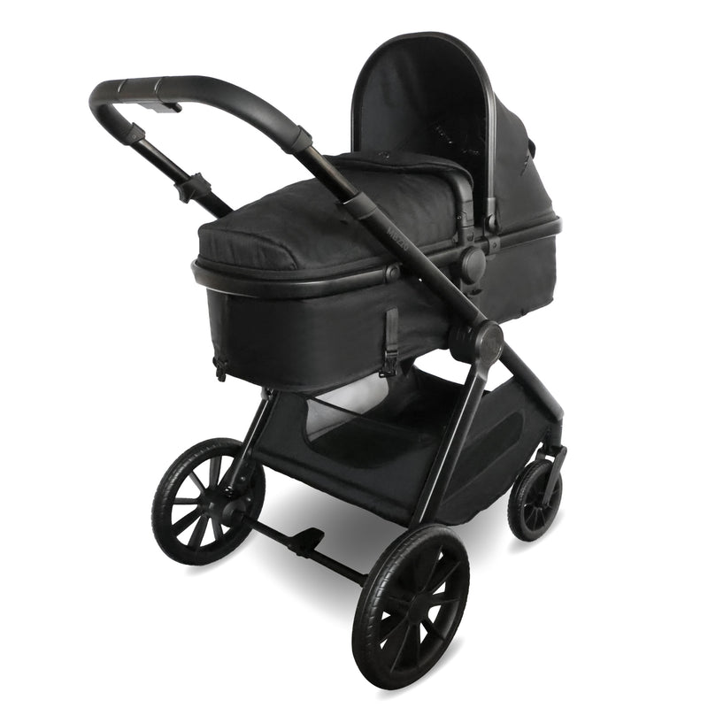 MB220 3-in-1 Travel System with Rotating Car Seat + Base - Black