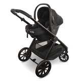 MB220 3-in-1 Travel System with Rotating Car Seat + Base - Black