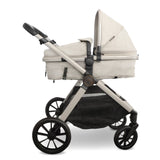 My Babiie MB220 3-in-1 Travel System with Rotating Car Seat + Base - Ivory