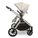 My Babiie MB220 3-in-1 Travel System with Rotating Car Seat + Base - Ivory