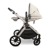 My Babiie MB220 3-in-1 Travel System with Rotating Car Seat + Base - Ivory