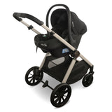 My Babiie MB220 3-in-1 Travel System with Rotating Car Seat + Base - Ivory