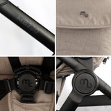 My Babiie MB220 3-in-1 Travel System with Rotating Car Seat + Base - Mink