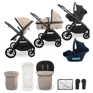 My Babiie MB220 3-in-1 Travel System - Mink