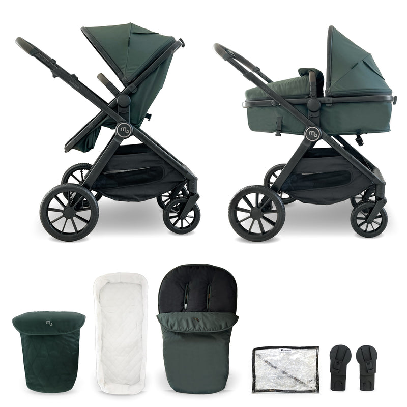 My Babiie MB220 2-in-1 Pramette - Forest Green