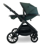 MB220 3-in-1 Travel System with Rotating Car Seat + Base - Forest Green