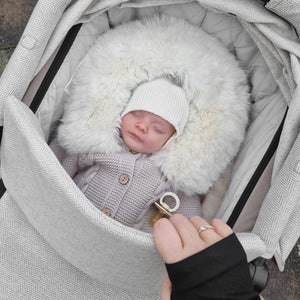 MB250i Billie Faiers Oatmeal Herringbone iSize Travel System