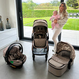 My Babiie MB250i Dani Dyer Rose Gold Giraffe iSize Travel System