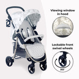 My Babiie MB30 Pushchair - Billie Faiers Grey Tie Dye