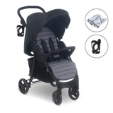 MB30 Plus Pushchair - Black / Grey