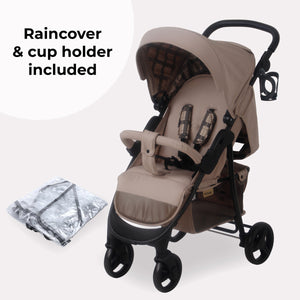 My Babiie MB30 Pushchair - Dani Dyer Taupe Plaid - Grade A