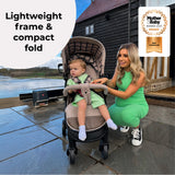 My Babiie MB30 Pushchair - Dani Dyer Taupe Plaid - Grade A