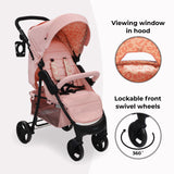 My Babiie MB30 Pushchair - Pink Leopard