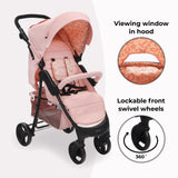 My Babiie MB30 Pushchair - Pink Leopard