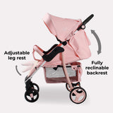 My Babiie MB30 Pushchair - Billie Faiers Pink Stripes