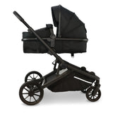 MB33 Tandem Pushchair with 2 Footmuffs - Midnight Black