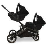 MB33 Tandem Pushchair with 2 Footmuffs - Midnight Black