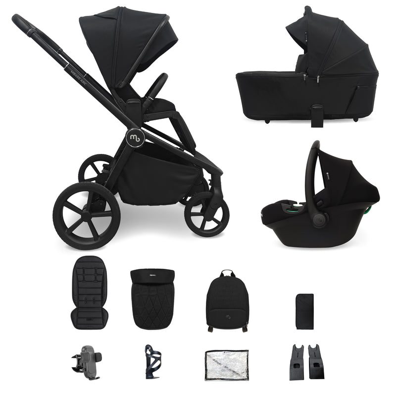 My Babiie MB450 ARC 3-in-1 Travel System - Onyx Black