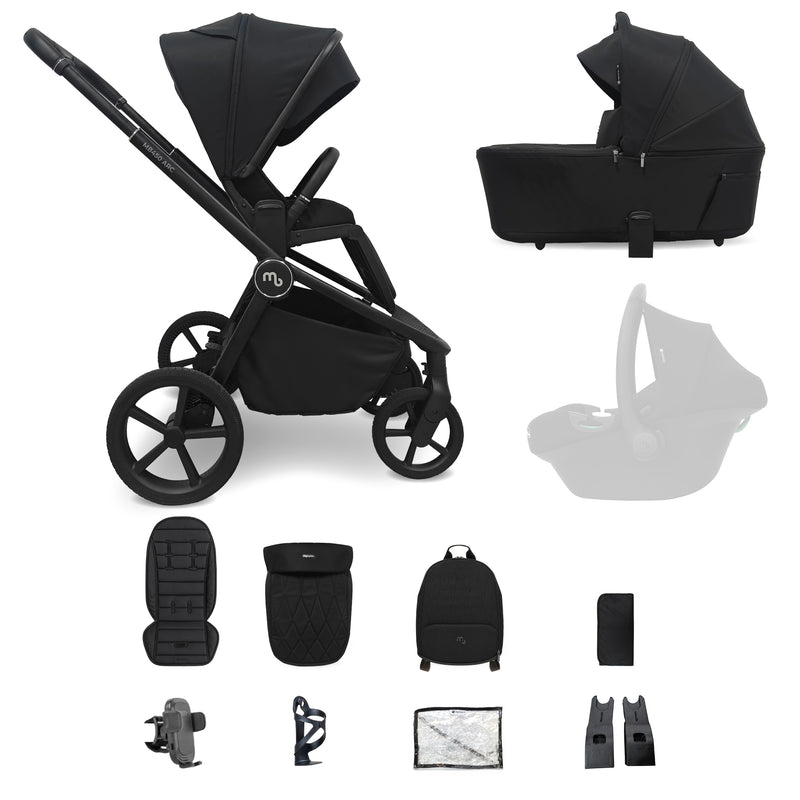 MB450 ARC 2-in-1 Pushchair & Folding Carrycot - Onyx Black