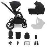 MB450 ARC 2-in-1 Pushchair & Folding Carrycot - Onyx Black